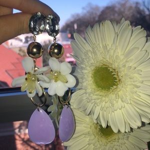 Vintage flower earrings